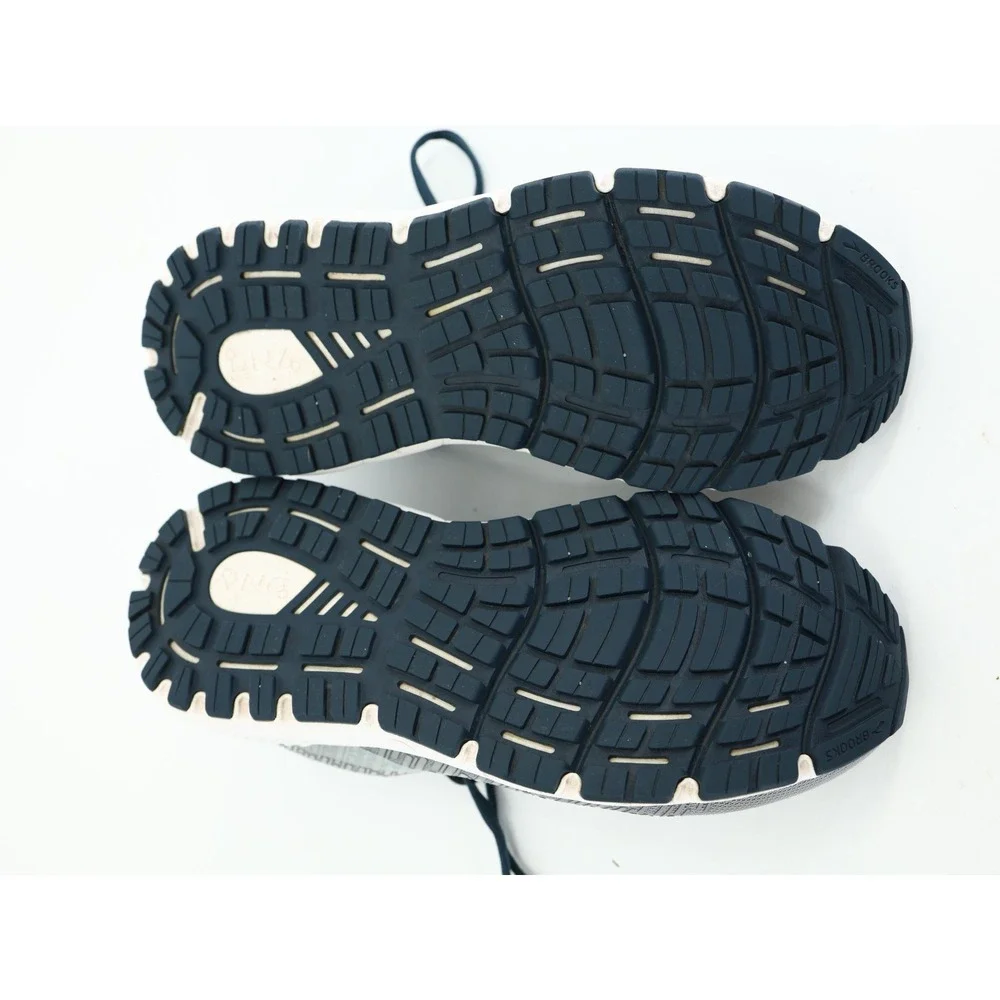 Brooks‎ Addiction GTS 15 Running Shoes Gray Navy Support Sneakers 10.5 Women